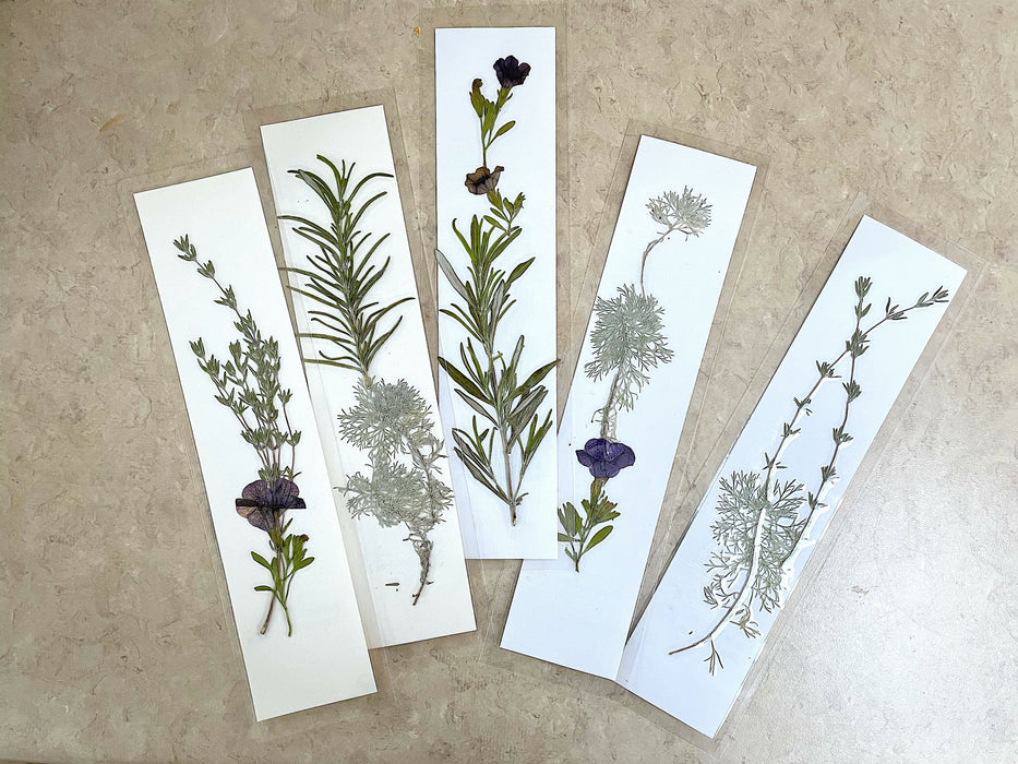 Handmade Pressed Flower Bookmark