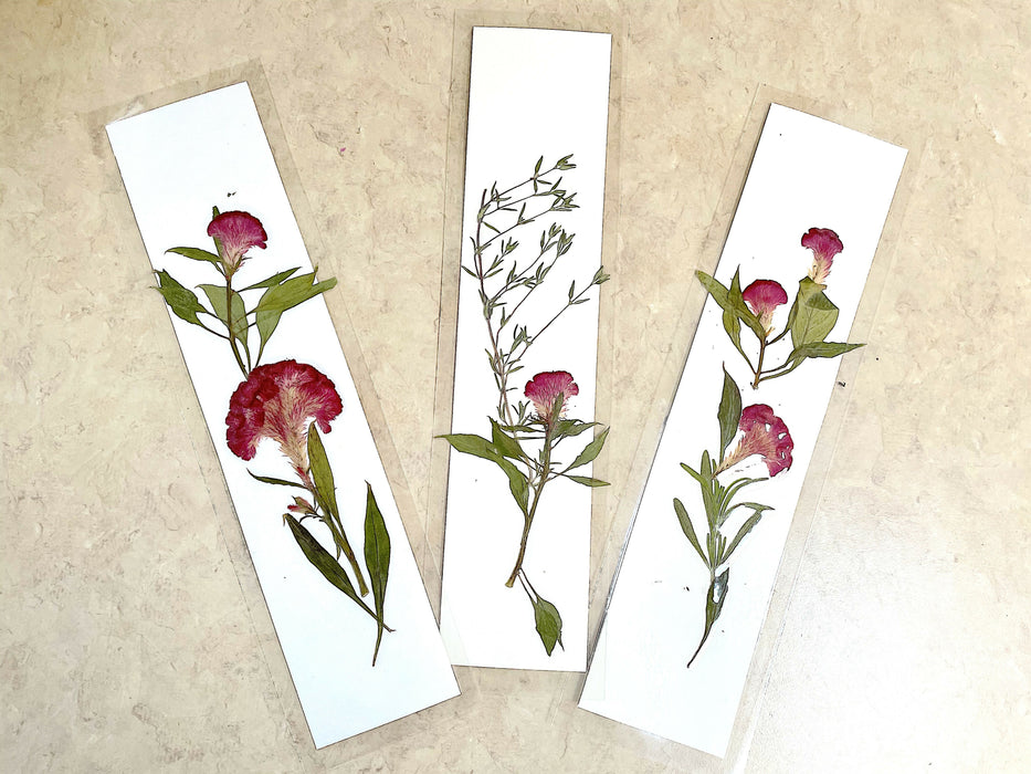 Handmade Pressed Flower Bookmark