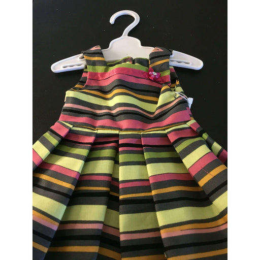 Market on Blackhawk:  Doll Dress - Pink/Green Pleated Skirt - Default Title  |   O Baby Creations & Kathys Simply Cakes