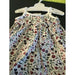 Market on Blackhawk:  Doll Dress - White with Navy/Red Flowers - Default Title  |   O Baby Creations & Kathys Simply Cakes