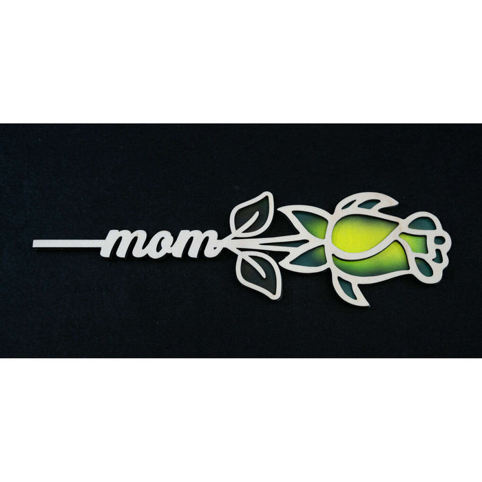 Market on Blackhawk:  Laser-Cut & Air-Brushed Wood Flowers for Mothers   |   Woodworking Creations